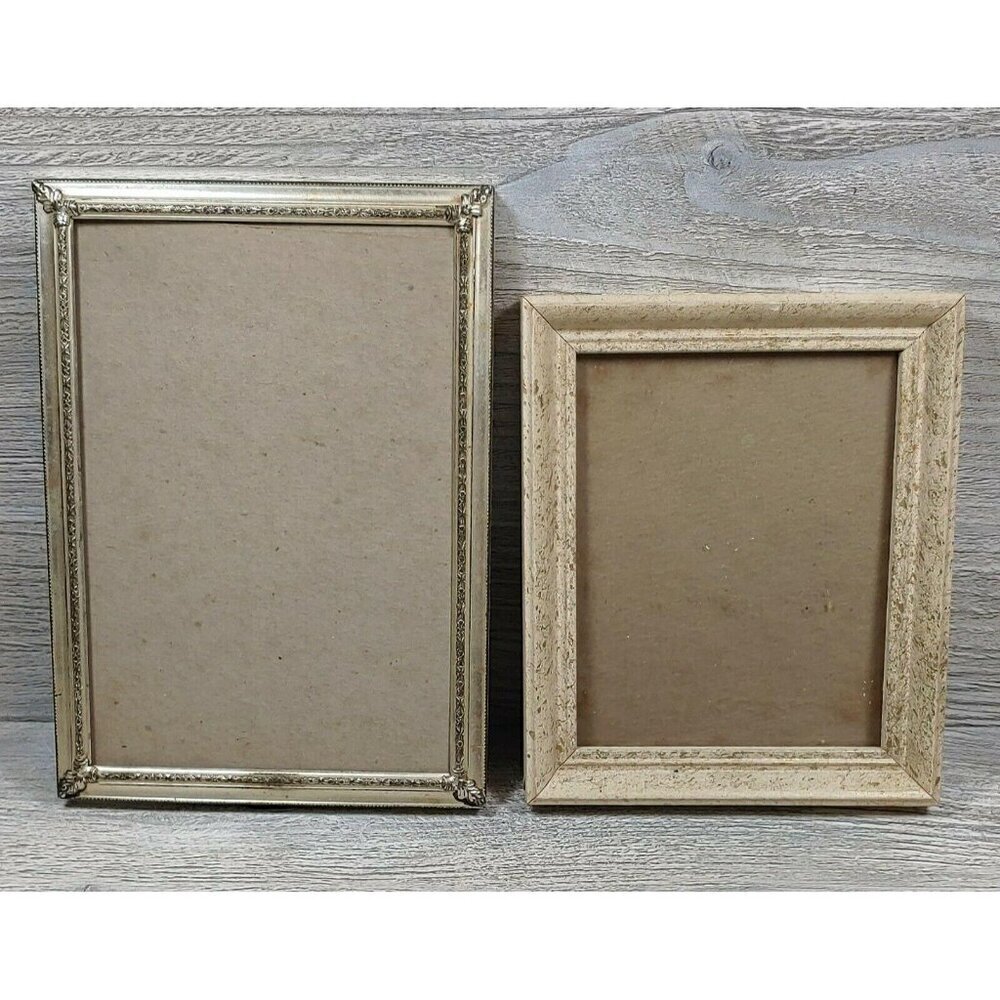 VTG Reliance Industries 411 Beige Free Standing Hanging Art Deco Picture Frame